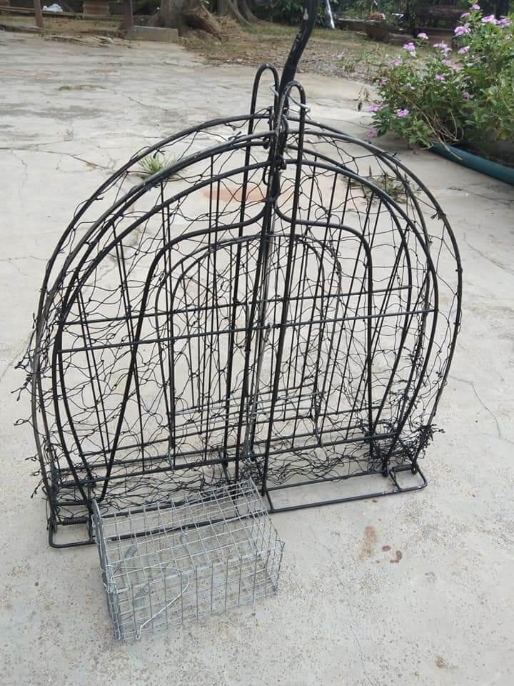 Mẹt treo bẫy bìm bịp vừa treo cây vừa đánh đất mẫu mới nhất 2021