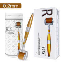 Titanium Derma Roller 540 Micro Needles 0.2/0.25/0.3mm Cho Da Râu Tóc Máy Massage Mặt Chăm Sóc Da Đầu Dụng Cụ Làm Đẹp