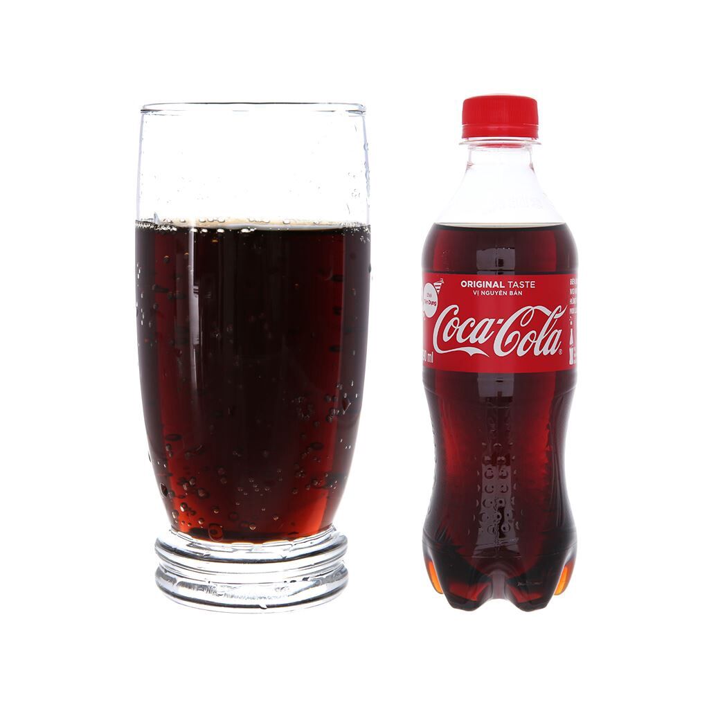 1 Lốc 6 chai nước ngọt có gas coca cola chai 390 ml