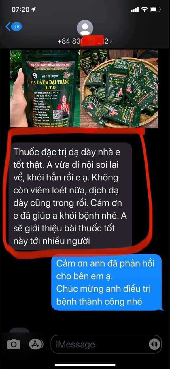 Dạ dày đại tràng LTD, L.T.D lò thị dịu (Dạng viên nang dễ uống)