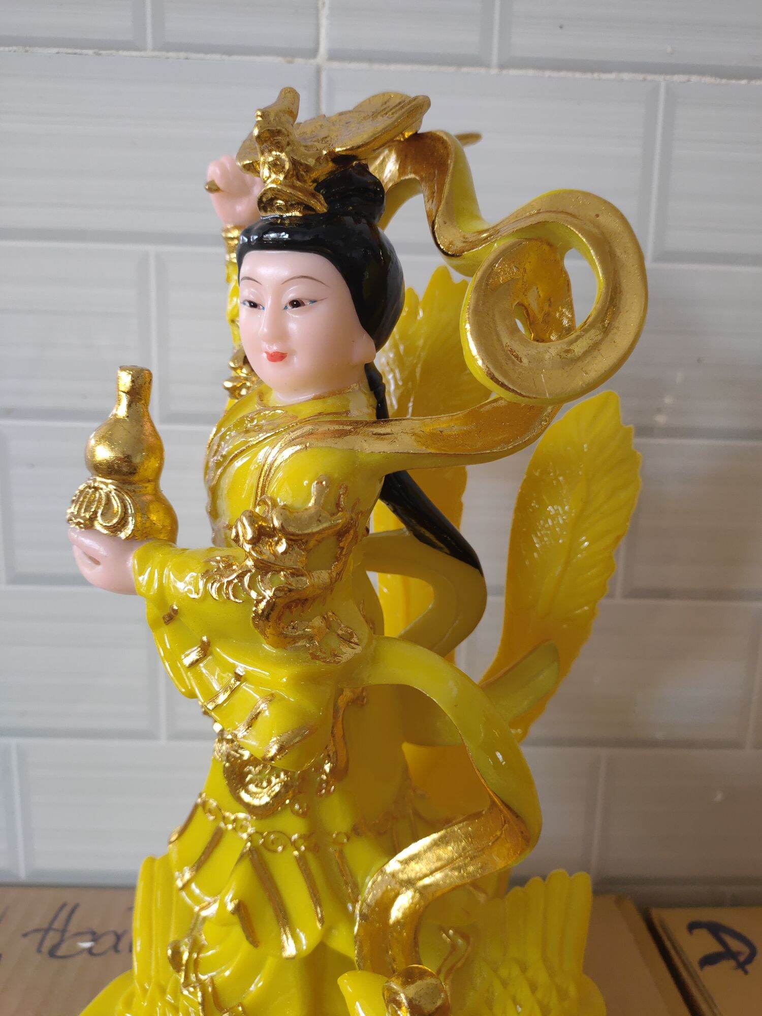 Tượng Cửu Thiên Huyền Nữ cao 30cm