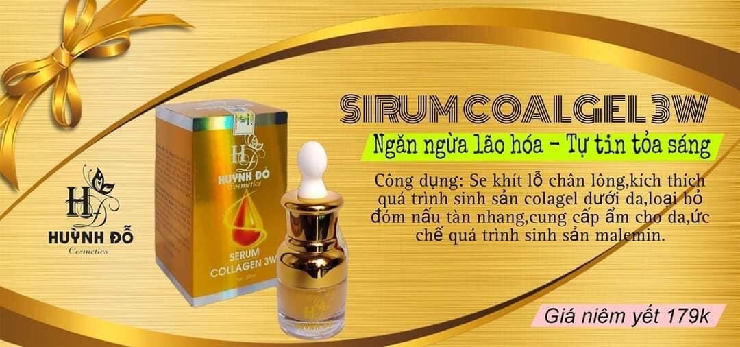 Serum dưỡng trắng da huỳnh đỗ sỉ 3 chai 375k