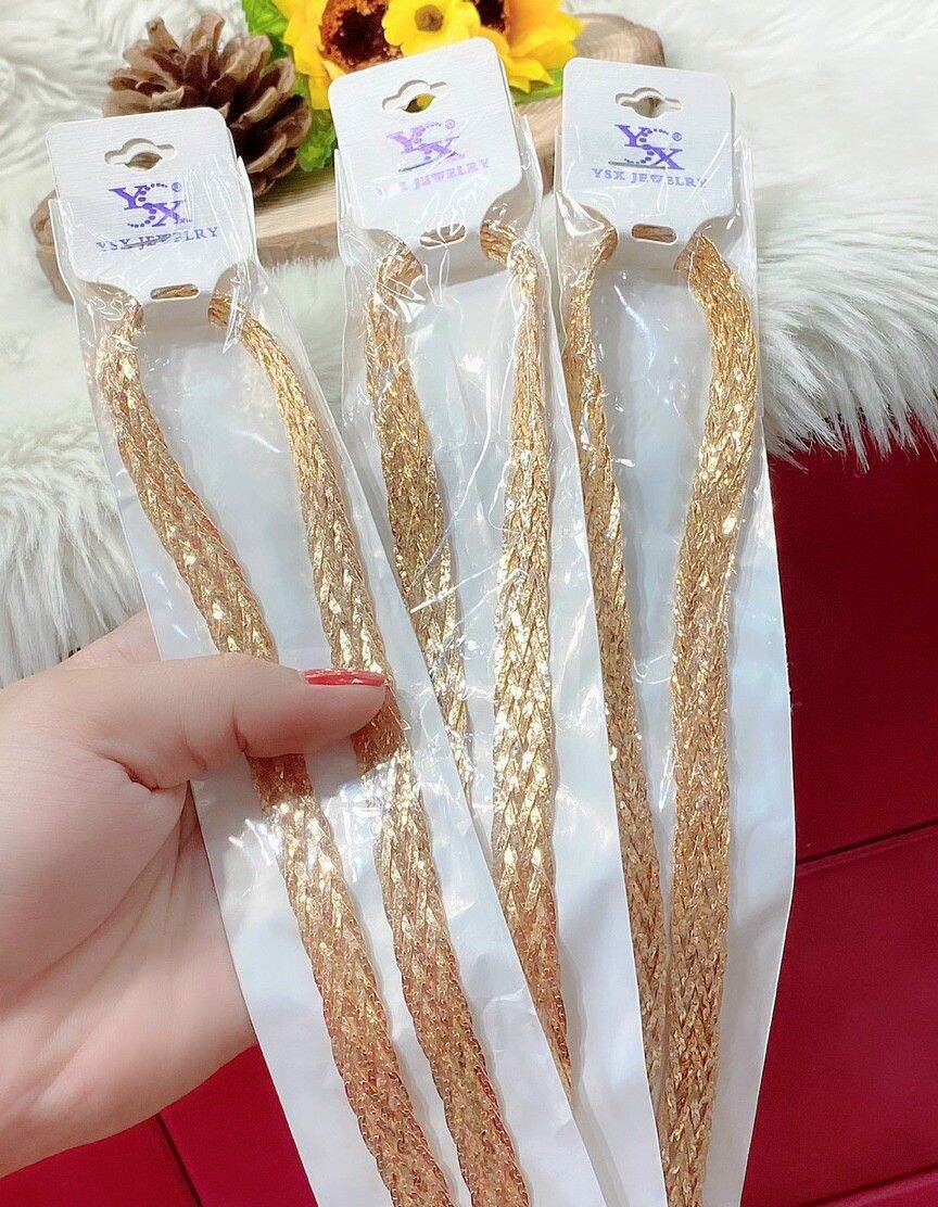 Dây Chuyền Nữ Kiềng Cổ 08 Bính Mạ Vàng 18K or Bạch Kim Cao Cấp Y Vàng Thật - Lokalo 12072022 - Vòng 