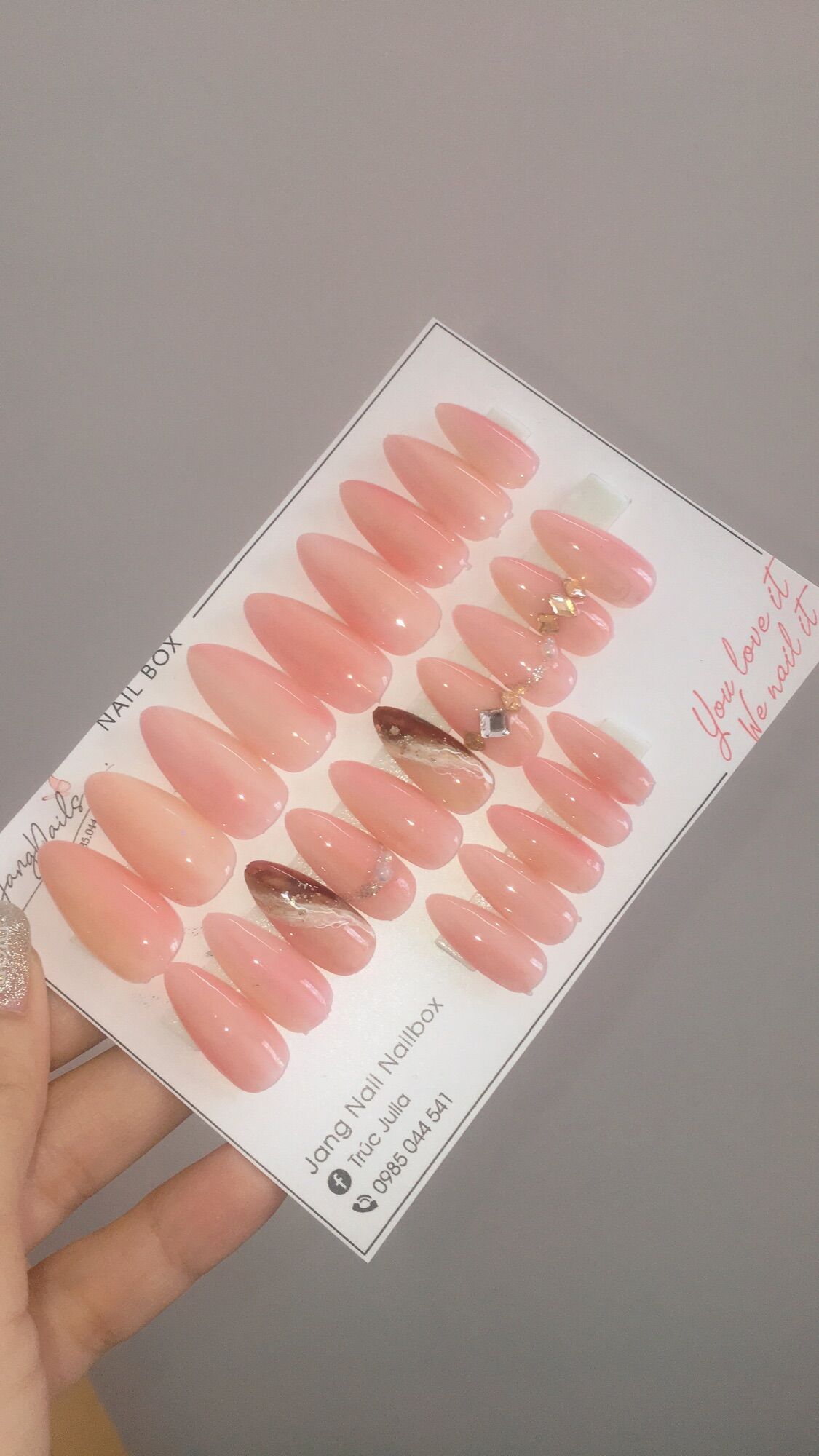 ( có ảnh thật) A1/ móng tay giả/nailbox/nail thiết kế