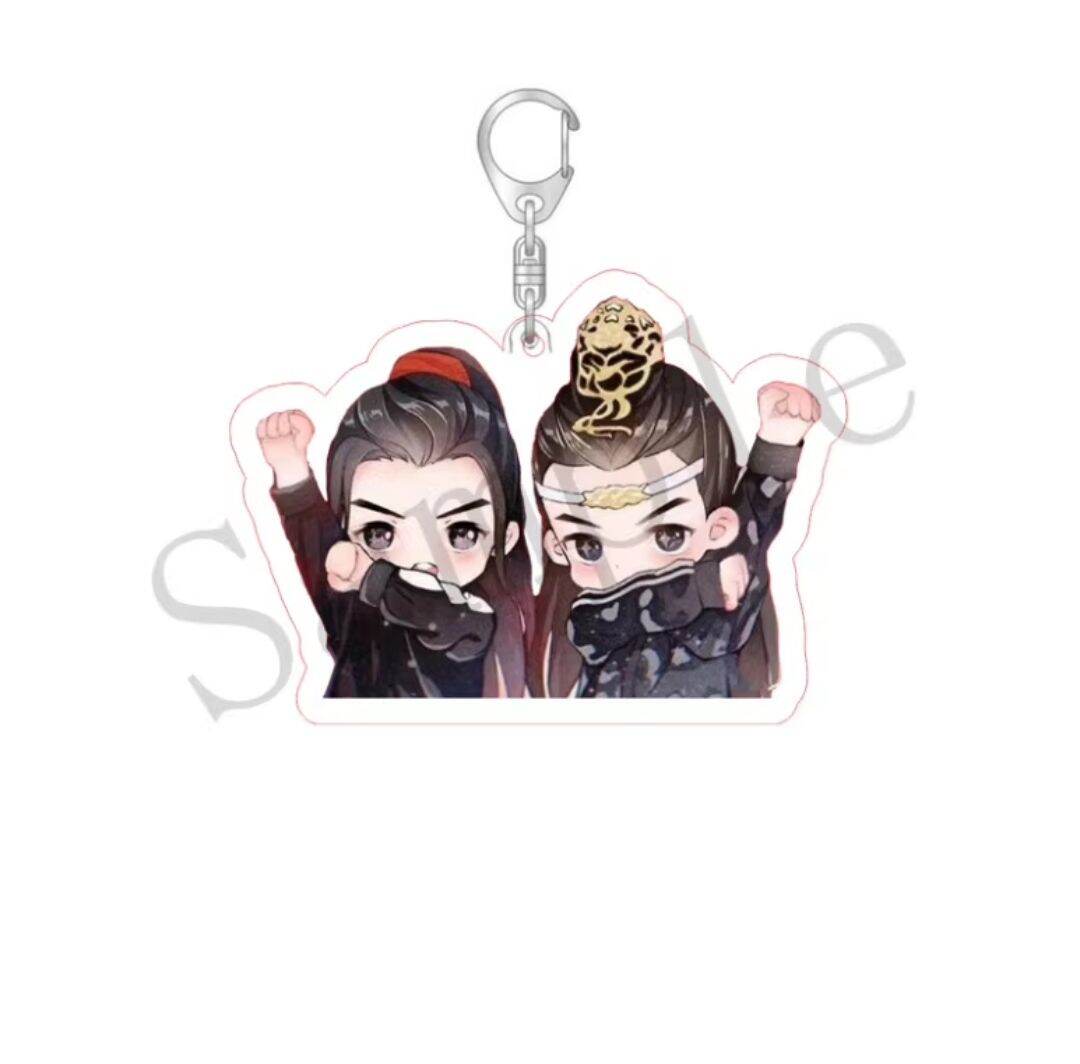 Móc khoá chibi Tiêu Chiến Vương Nhất Bác BJYX