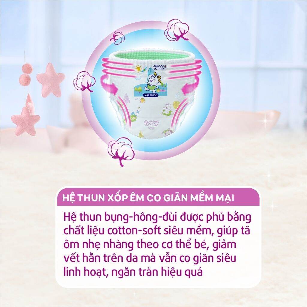 [Date 2025]Tã bỉm quần Bobby XL 12 miếng. Date 2025