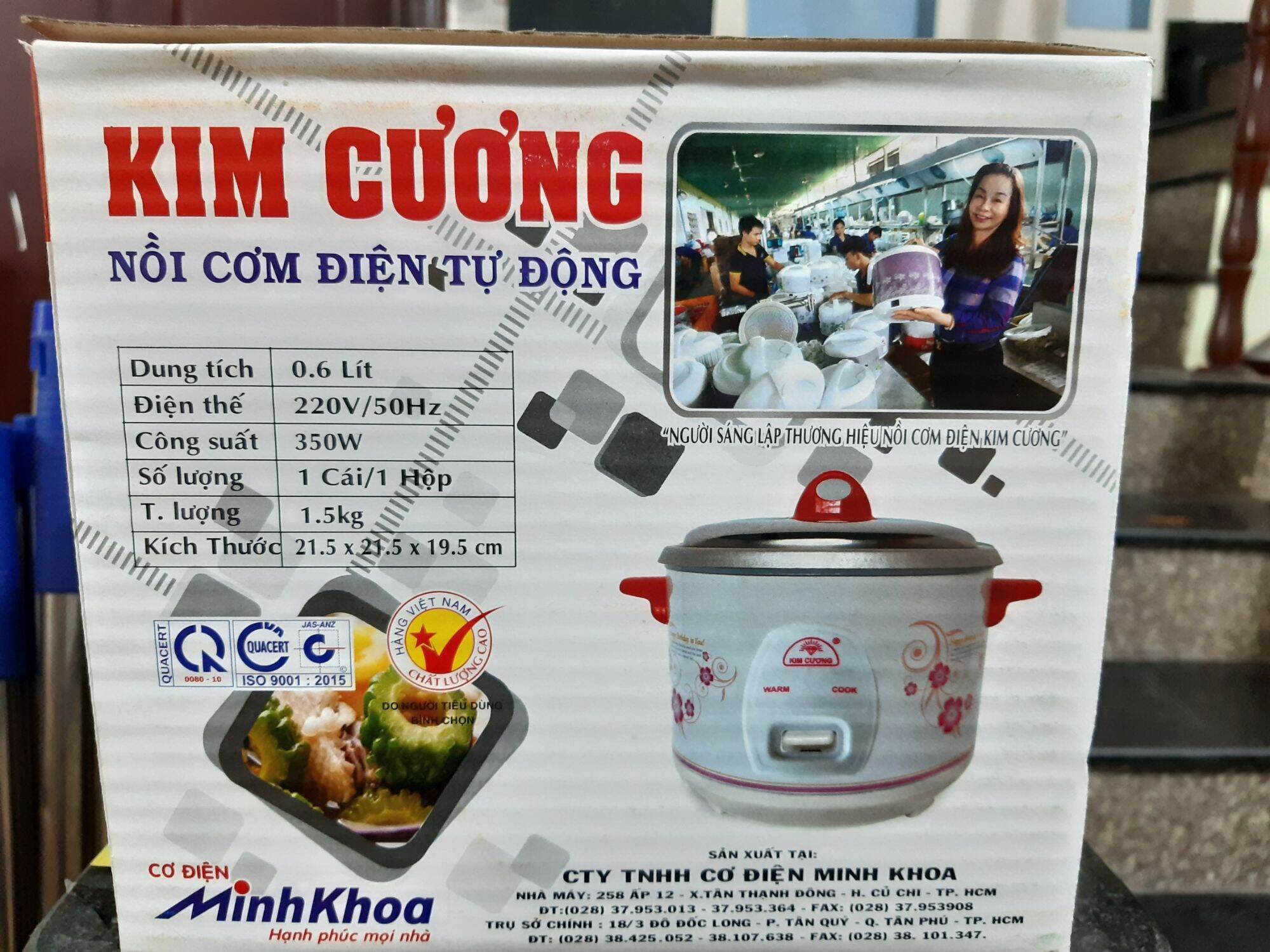 Nồi Cơm Điện Kim Cương 0.6L