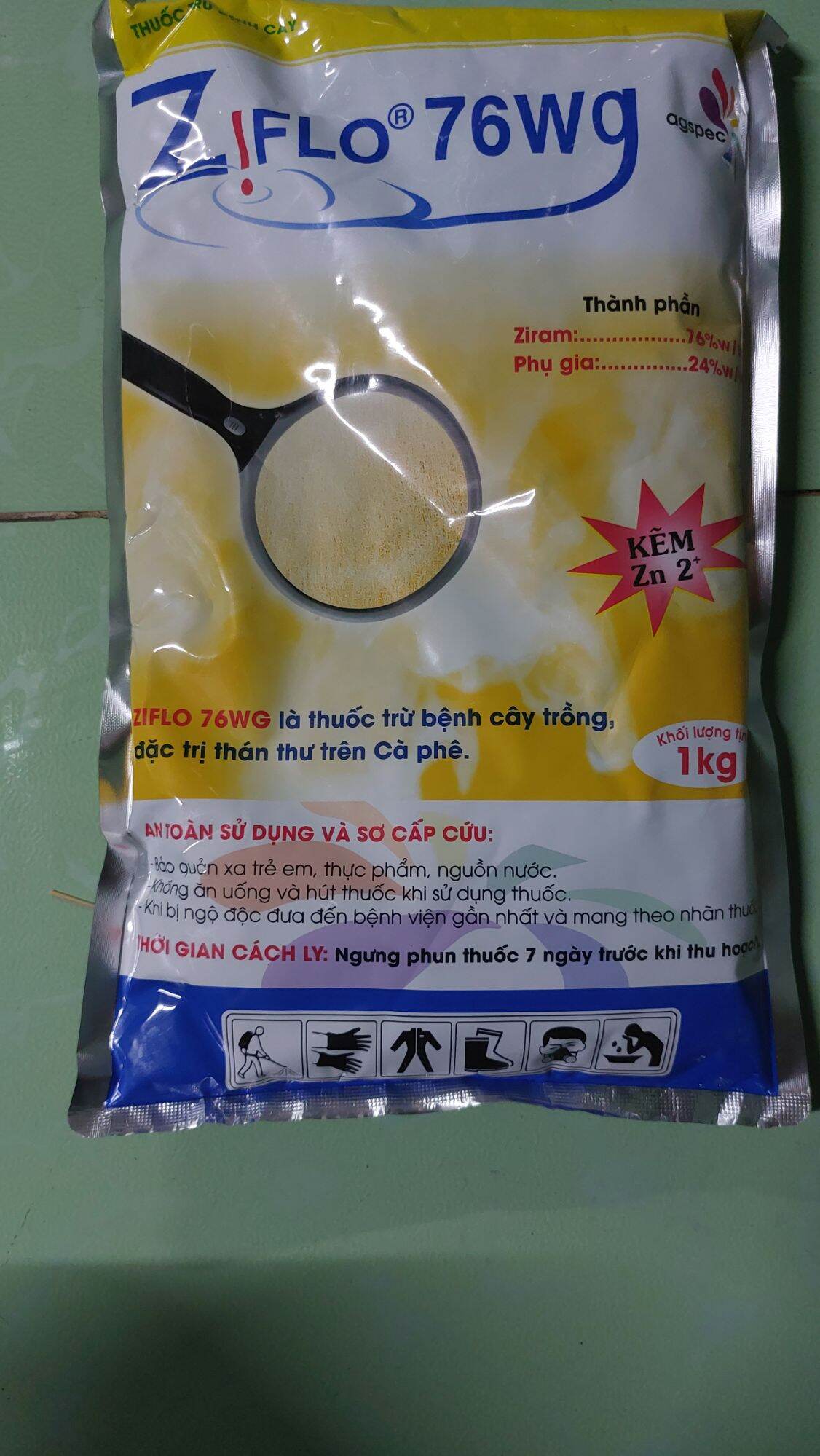 Thuốc trừ bệnh cây ziflo 1kg