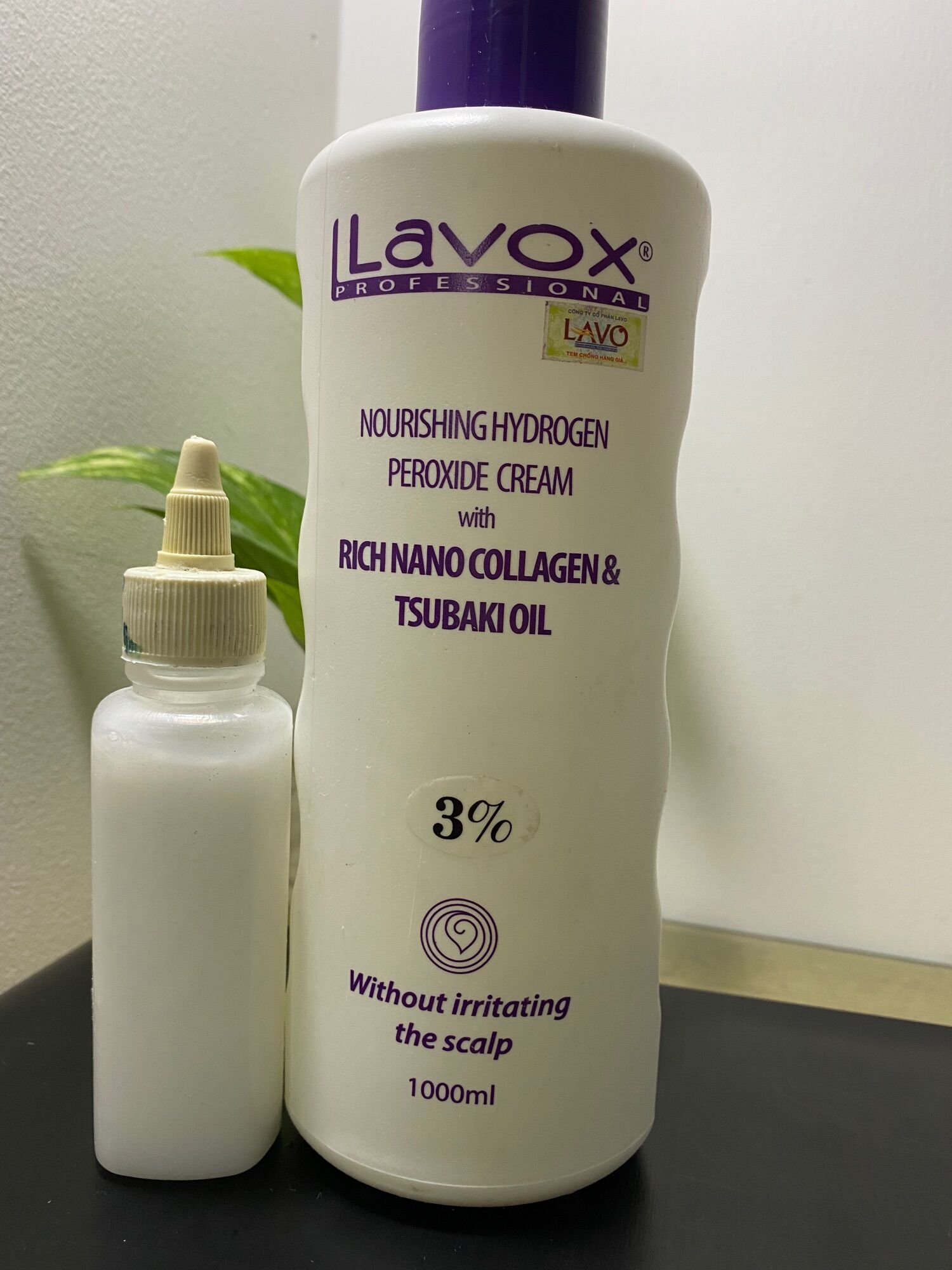 Oxy trợ nhuộm 10 vol - oxy lavox chiết 100ml