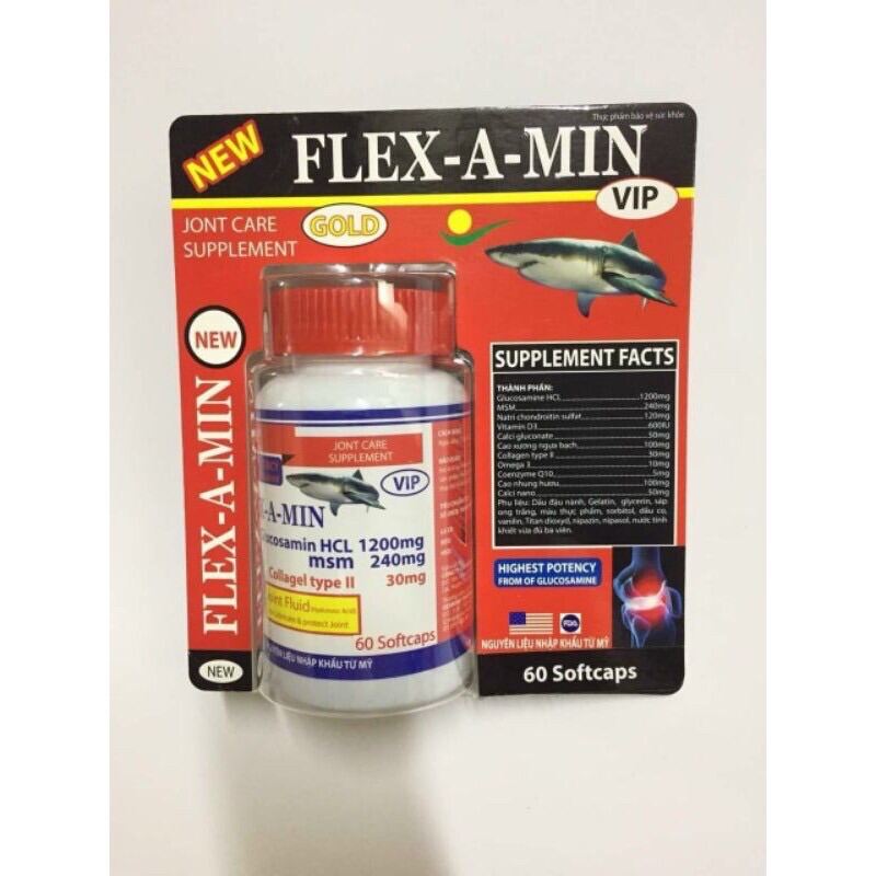 [Hcm]Flex Amin Giảm Các Triệu Chứng Đau Nhức Xương Khớp