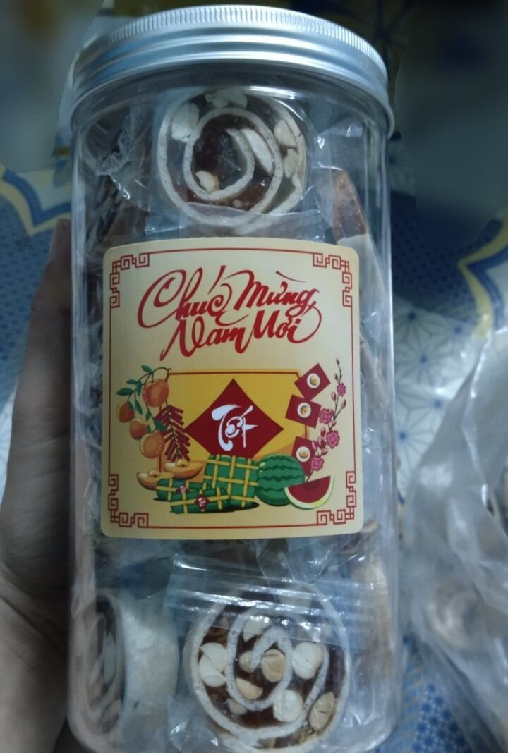 Chuối Tươi Đậu Cuộn Bánh Tráng