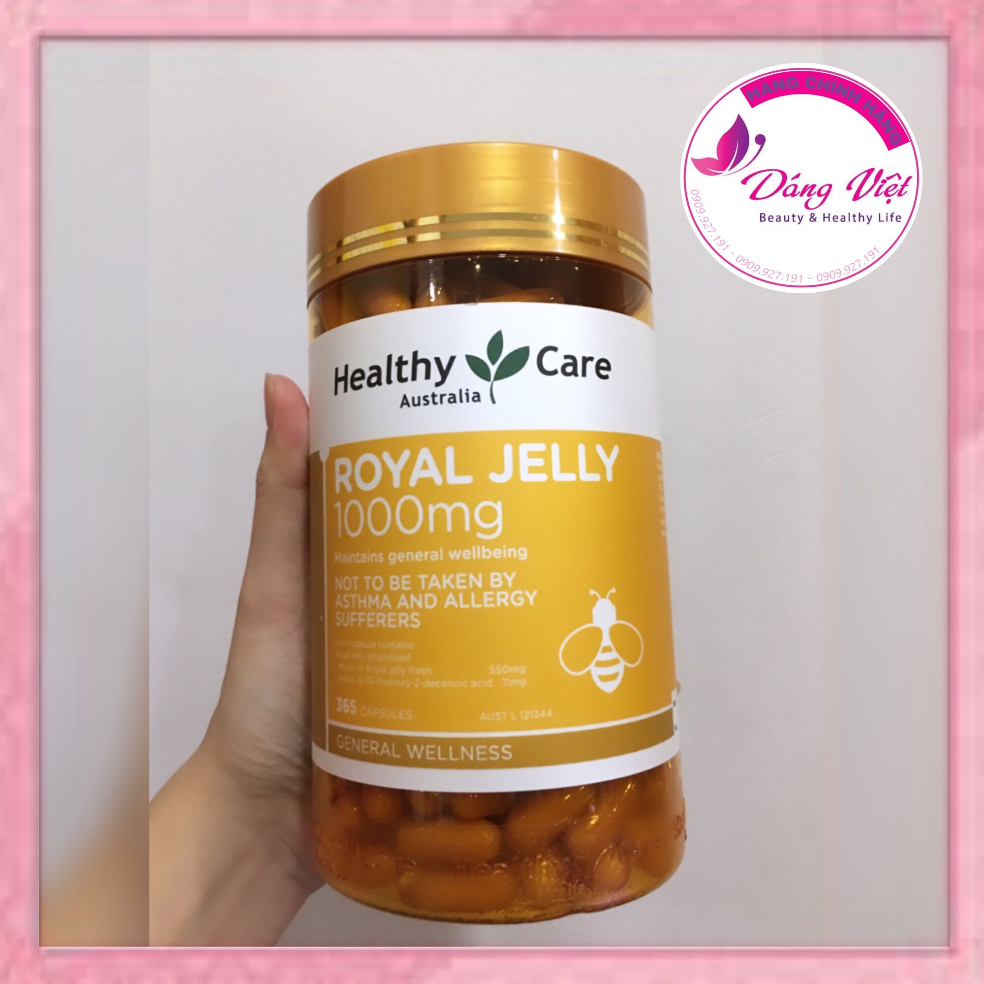 [HCM][New 2020] Sữa Ong Chúa Healthy Care Royal Jelly 1000mg