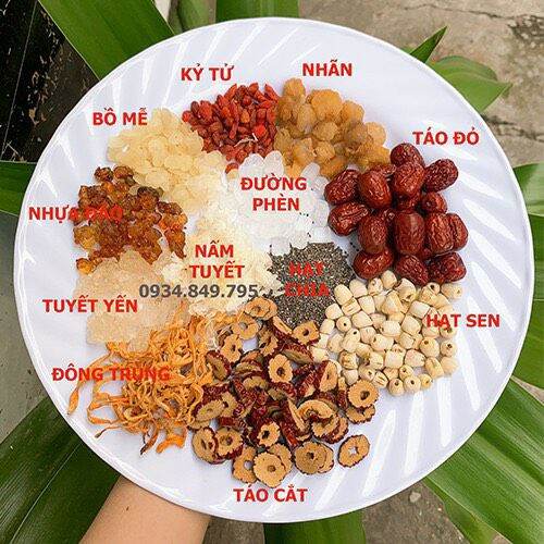 [HCM]Combo Set Chè Tuyết Yến dưỡng nhan