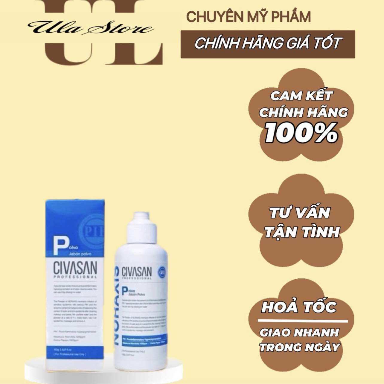Bột tẩy da chết civasan enzyme noraxis polvo
