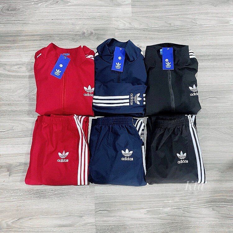 SET BỘ DAS GIÓ THỂ THAO 3 SỌC CHO NỮ