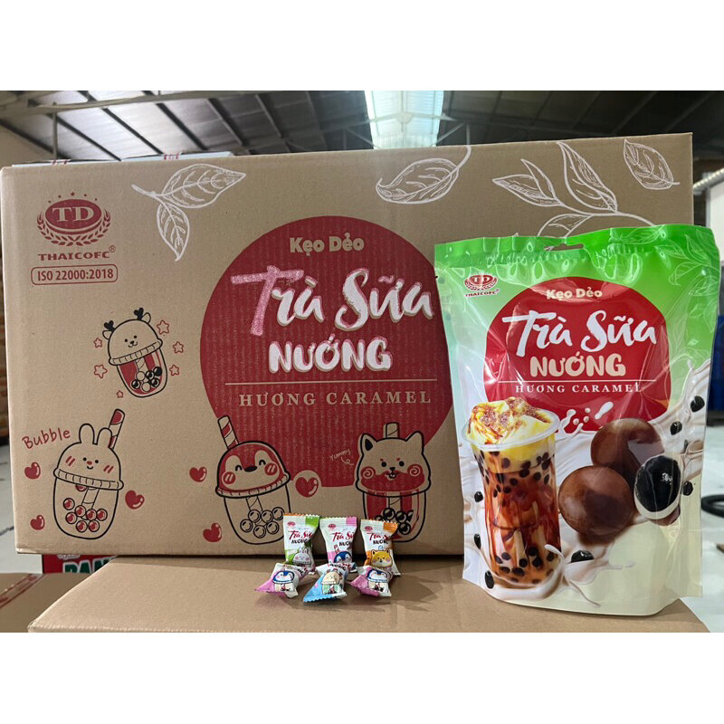 Kẹo dẻo trà sữa nướng túi 300g