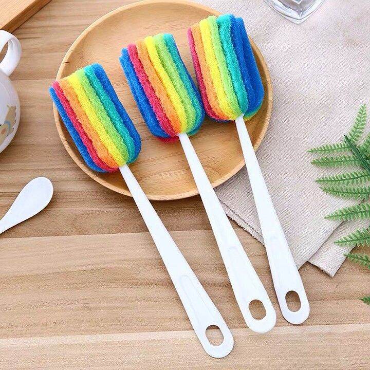 Dụng cụ cọ rửa Bình sữa, Cốc, Ly bảy màu