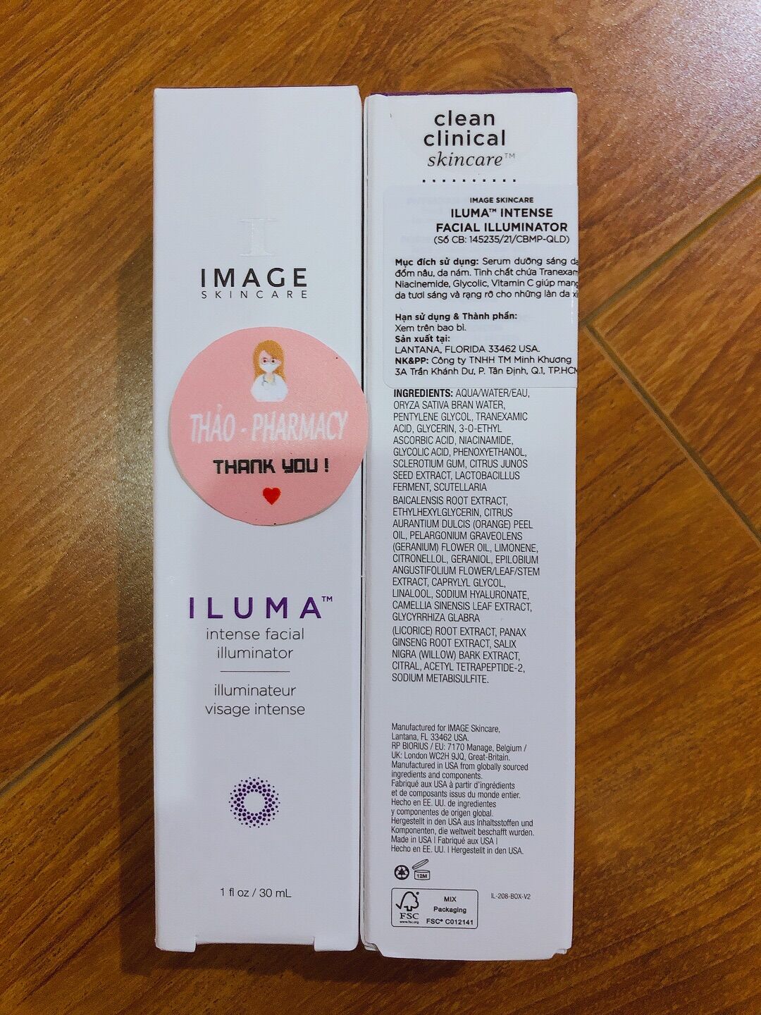 [ Nhập Khẩu] Iluama serum Image tem mác đầy đủ