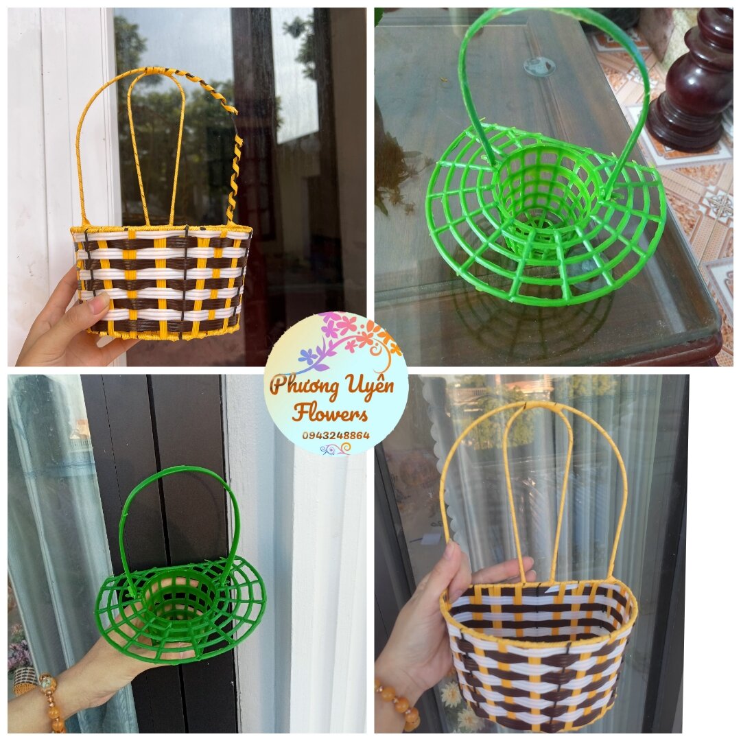Giỏ Treo Rủ Hoa_ giỏ treo tường