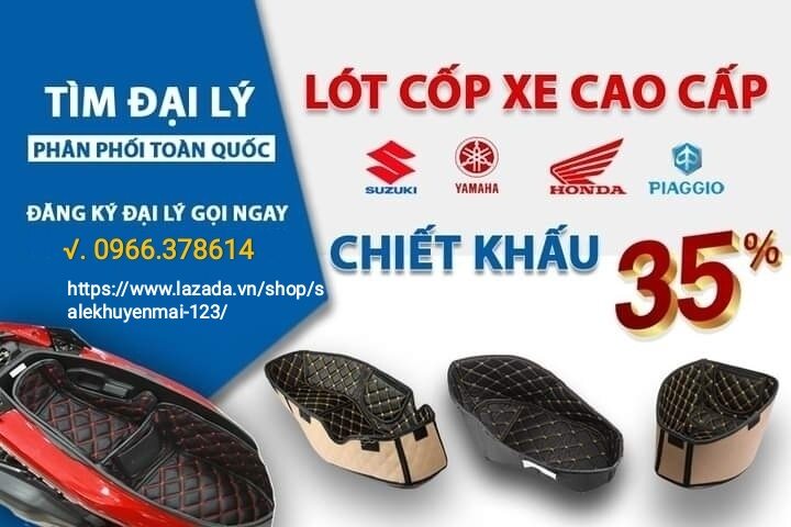 Lót cốp da cách nhiệt xe máy Sh*Mode ( 2014 - 2020 )