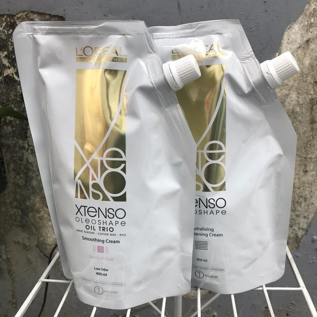 Cặp Uốn duỗi nóng Setting L'oreal XTENSO OLEOSHAPE 400ml