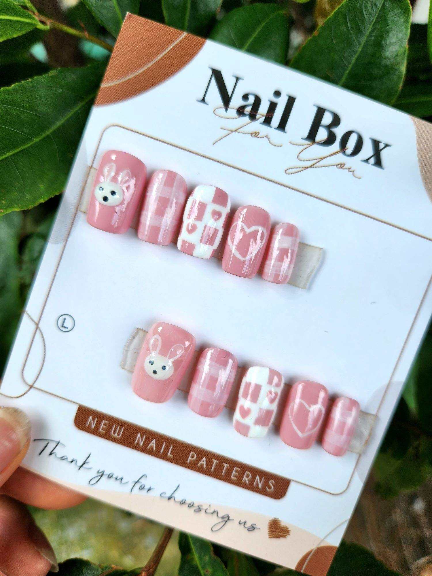 nail box thiết kế. móng úp tay. móng giả