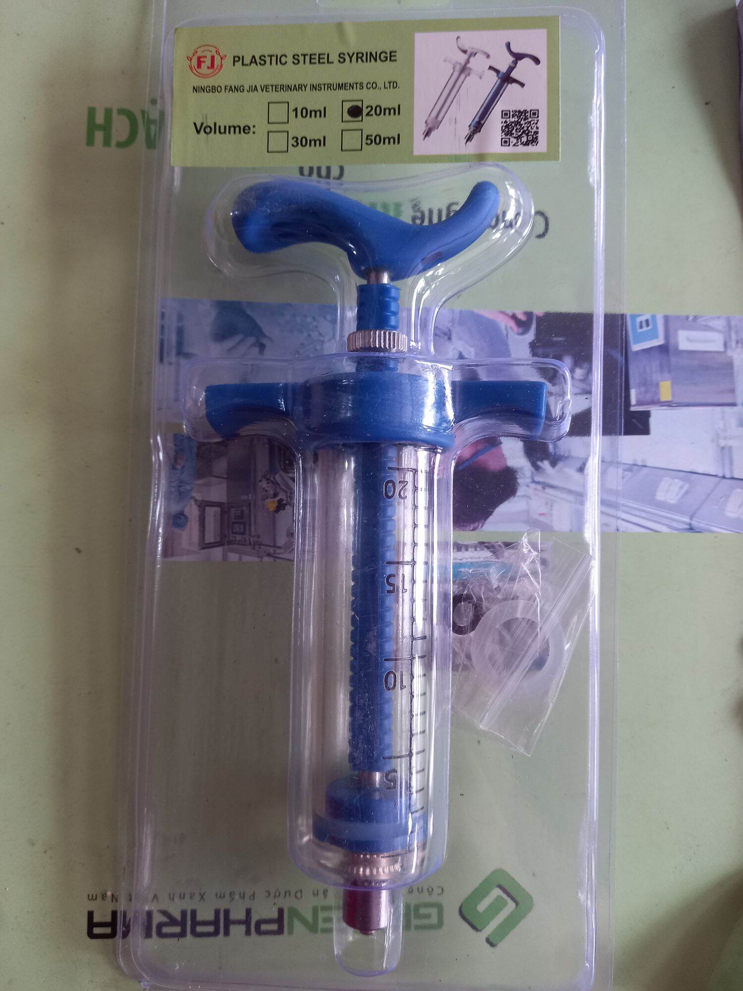 Xilanh tiêm gia súc 20ml nhựa cao cấp