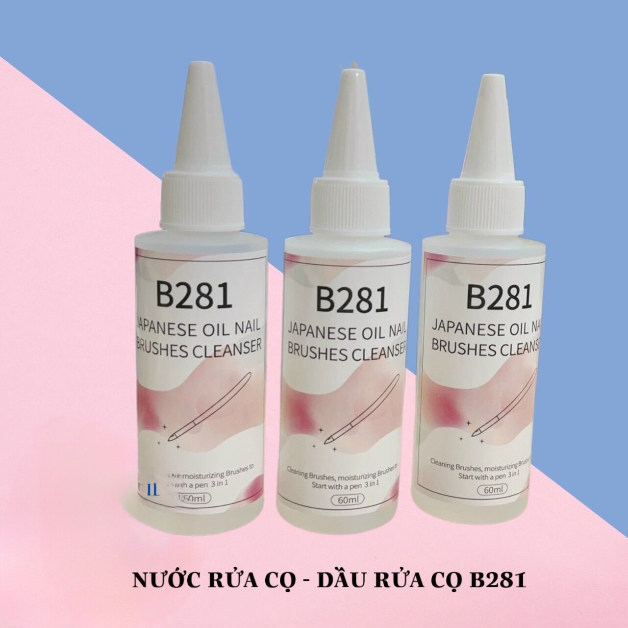 Nước rửa cọ - dầu rửa cọ - dầu làm mềm cọ