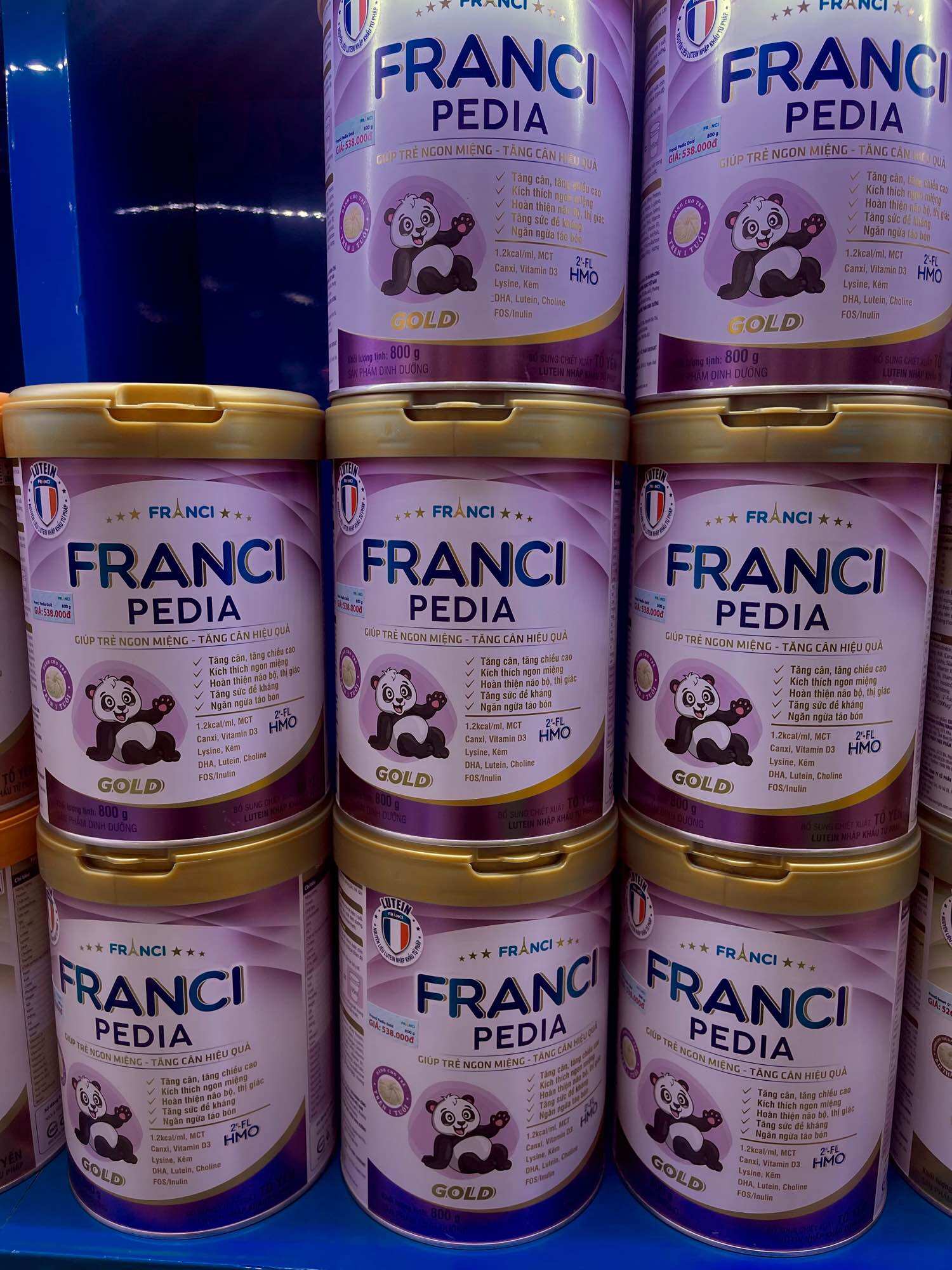 Sữa Franci pedia lon 800g