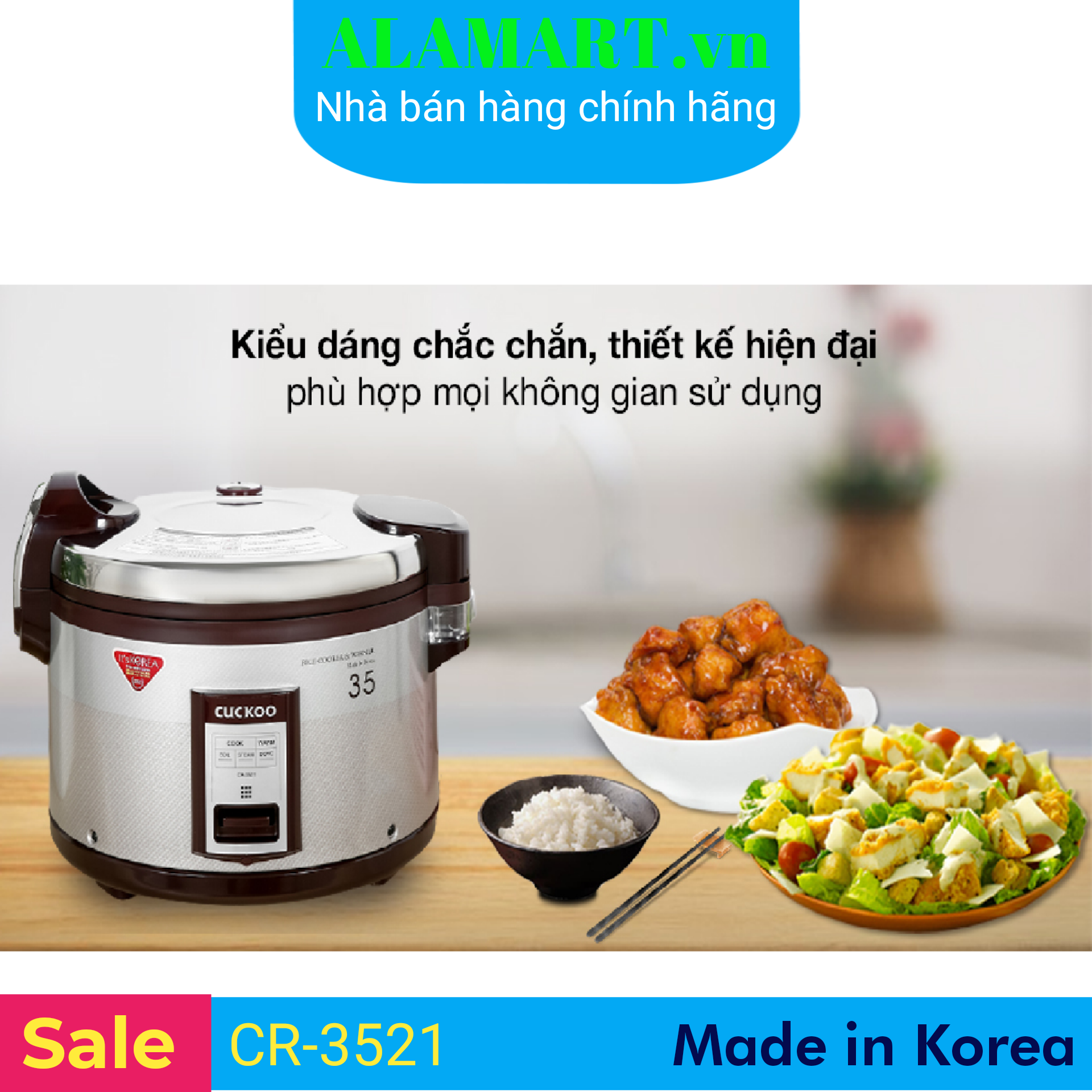 [HCM]Nồi cơm điện Cuckoo 6.3 lít CR-3521