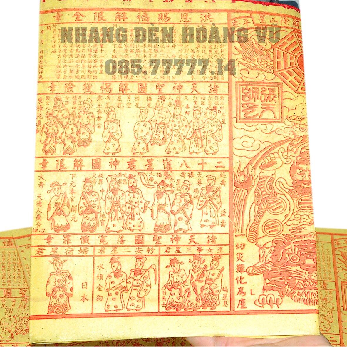 GIẤY CÚNG - Giấy Bạc Cải, Giấy Xả Xui 10 tờ