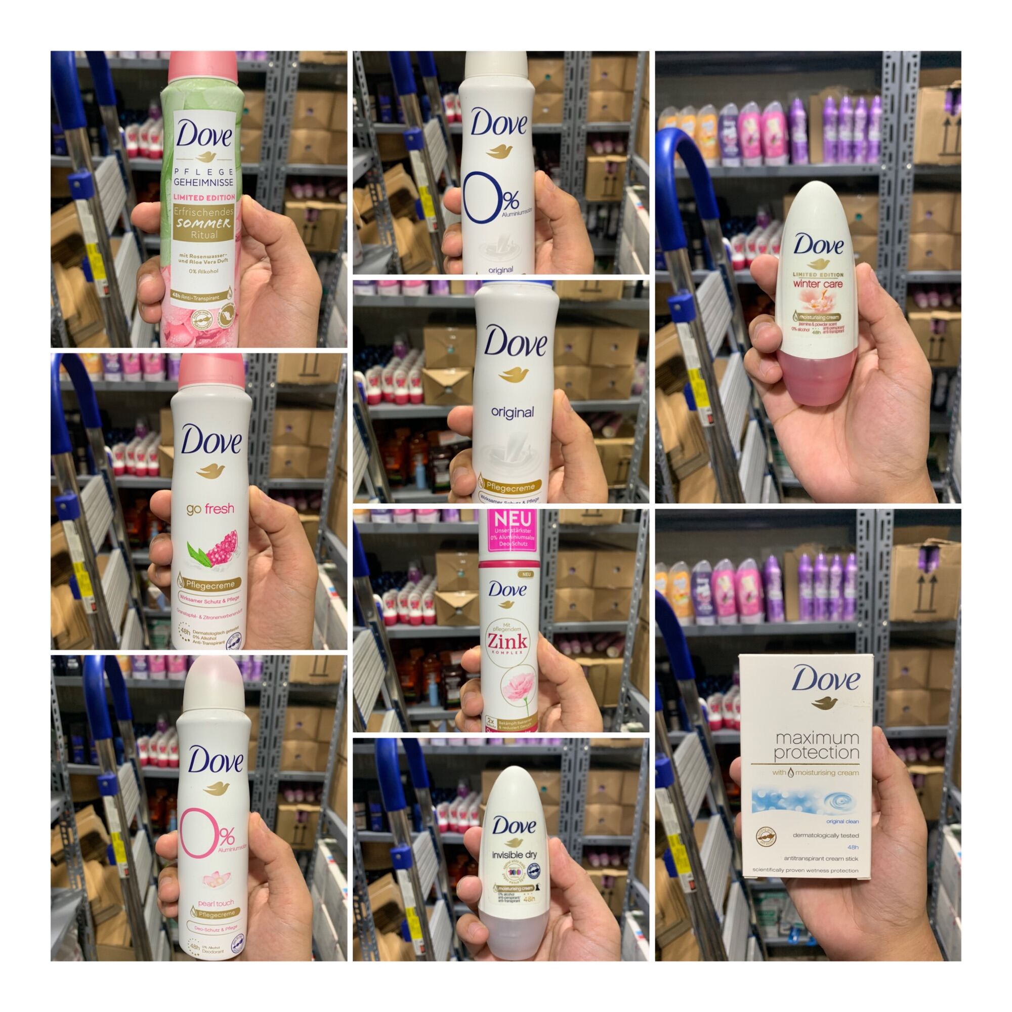 XỊT/Lăn/Sáp KHỬ MÙI CƠ THỂ DOVE CÁC LOẠI,45- 50-100-150ML, Hàng Đức