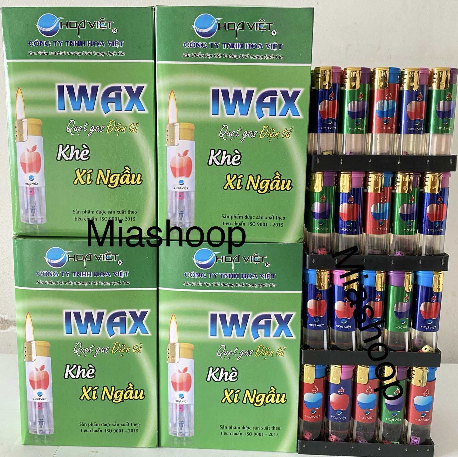 Bật lửa khè xí ngầu hoa việt 50cái/hộp