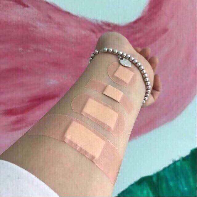 Băng gâu/băng dán vết thương/băng dán cá nhân:100 miếng