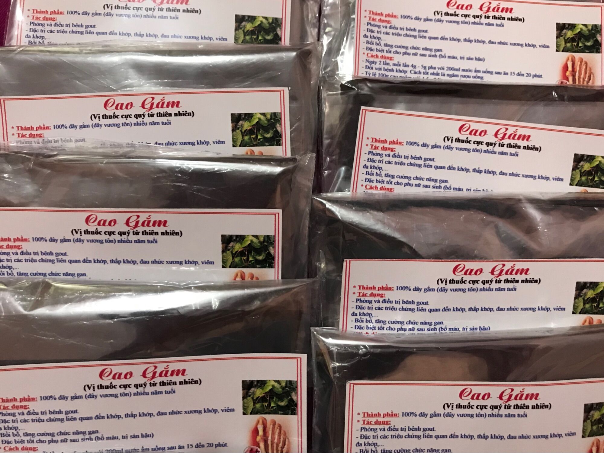 200g Cao gắm nguyên chất