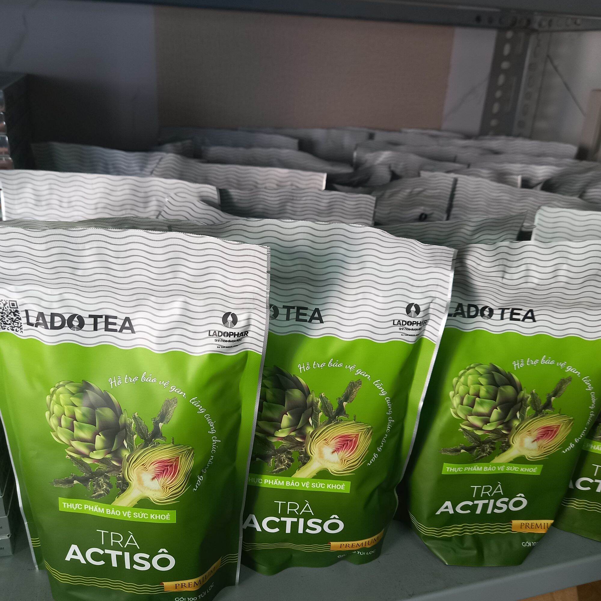 Trà Atiso Ladophar 100 túi lọc ( Bộ 2 gói ) - Actiso Đà Lạt Maximas