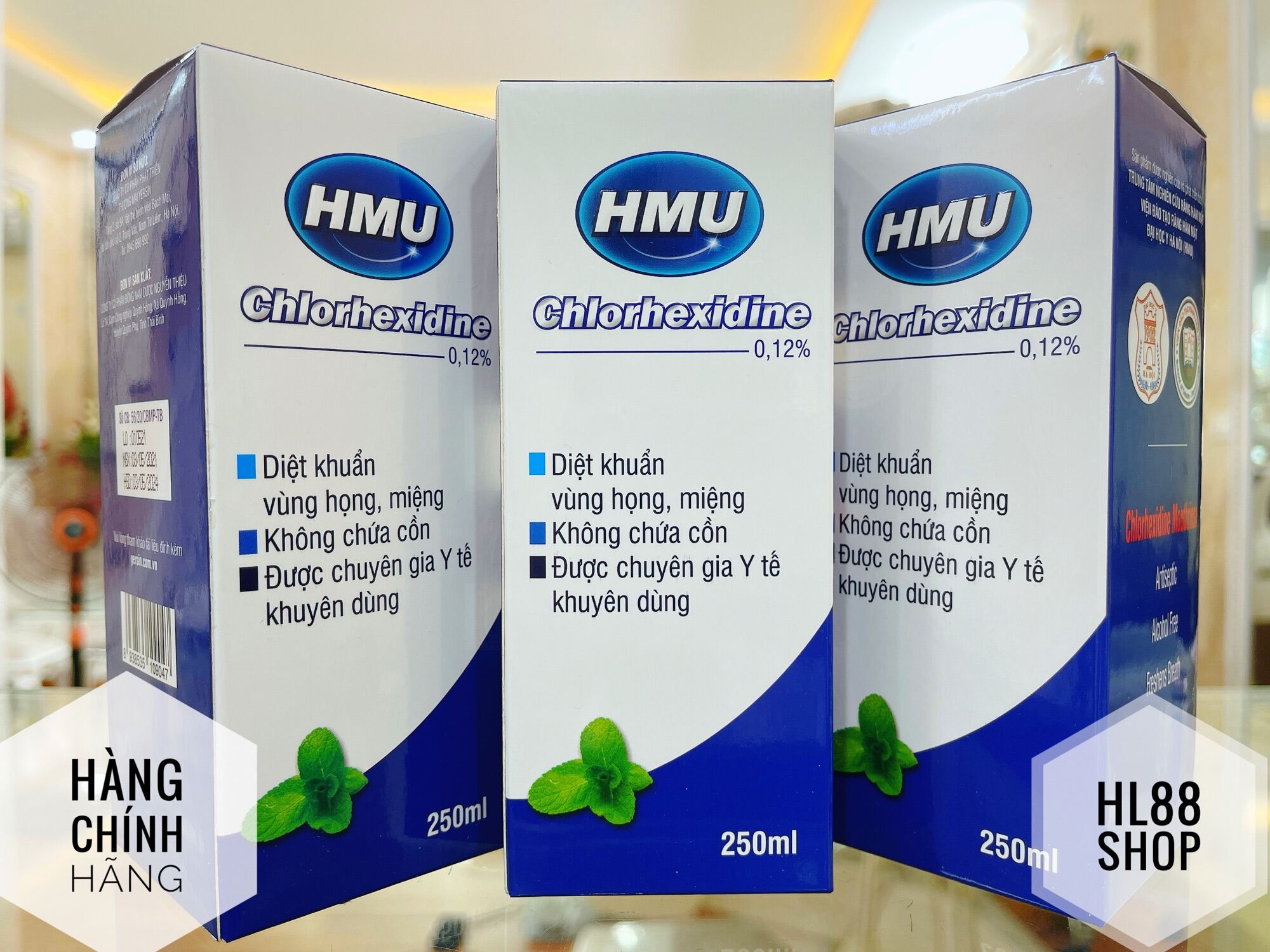 Nước Súc Miệng Hmu Chlorhexidine Của Đại Học Y Hà Nội [Chính Hãng]