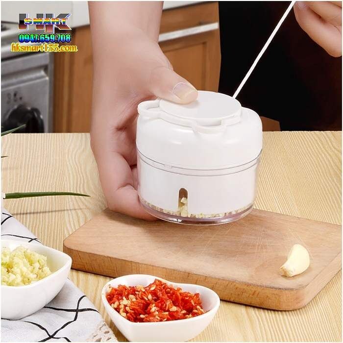 Máy xay tỏi ớt đa năng kéo tay