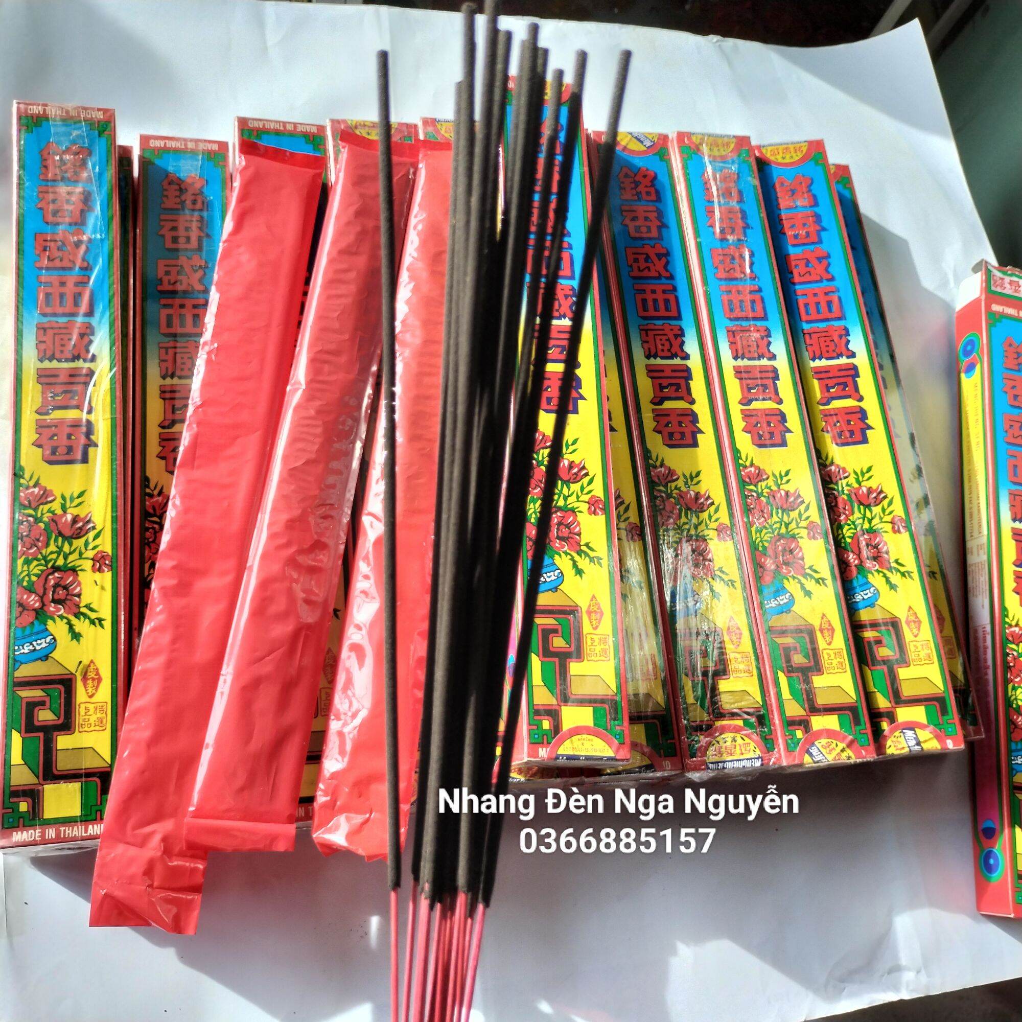 Nhang thơm Thái Lan/Nhang Đen Meng Hieng Seng (45 cây )