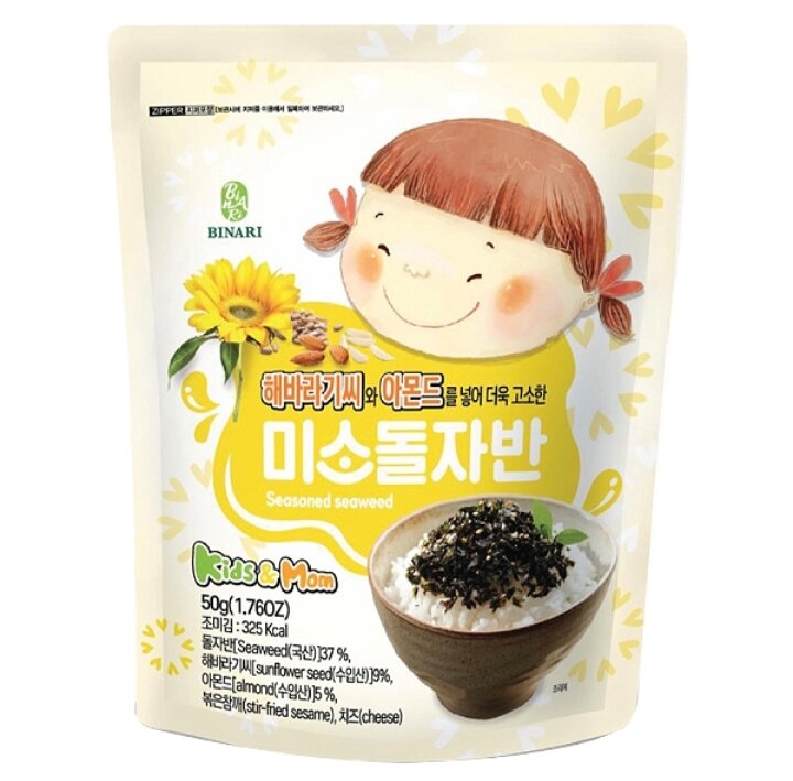 Rong biển trộn cơm Em Bé Cười Binari, gói 50g.
