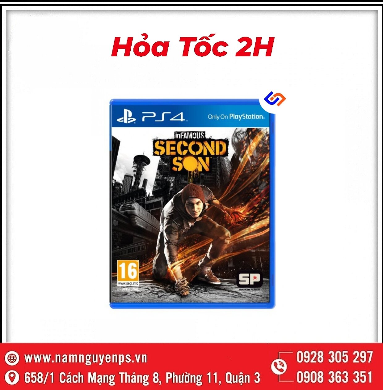 Đĩa game ps4 | second son