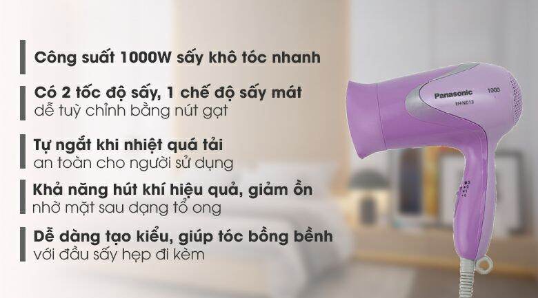 Máy sấy tóc Panasonic EH-ND13-V645

- new 100%