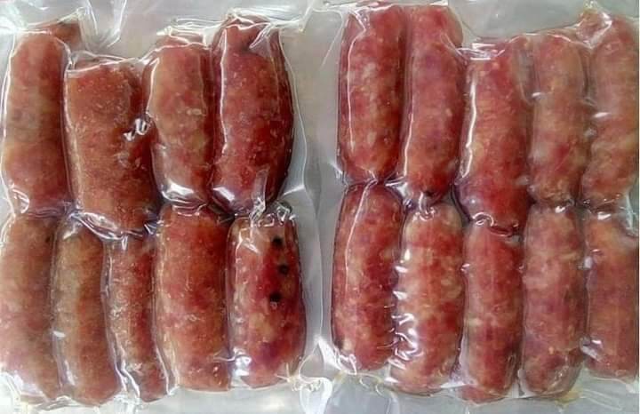 [HCM]Lạp xưởng nhà làm nhiều thịt ít mỡ, chiên, nướng, vị vừa ăn, không phẩm màu