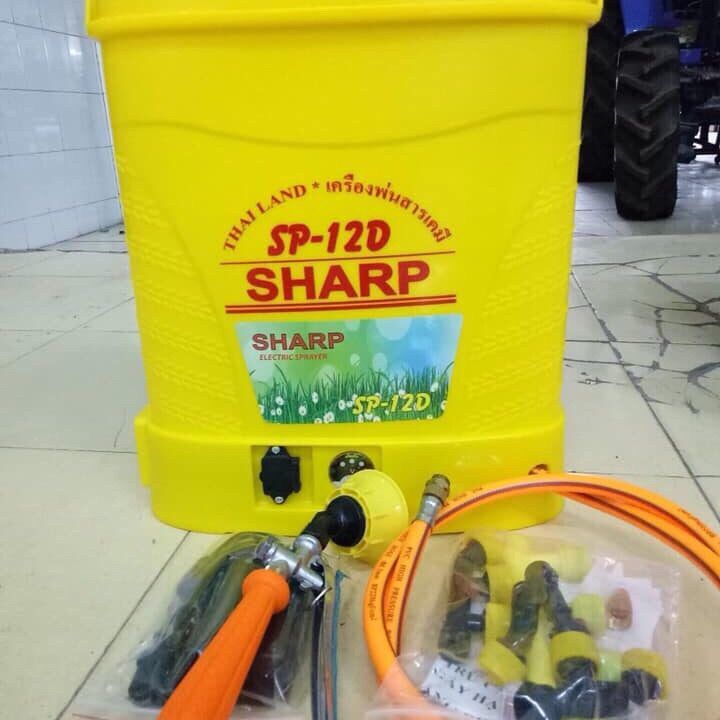 Bình phun 12Lít của Sharp - Bình xịt điện nhỏ gọn Sharp SP-12D (Bình xịt điện Thái Lan, Bình xịt 12L)
