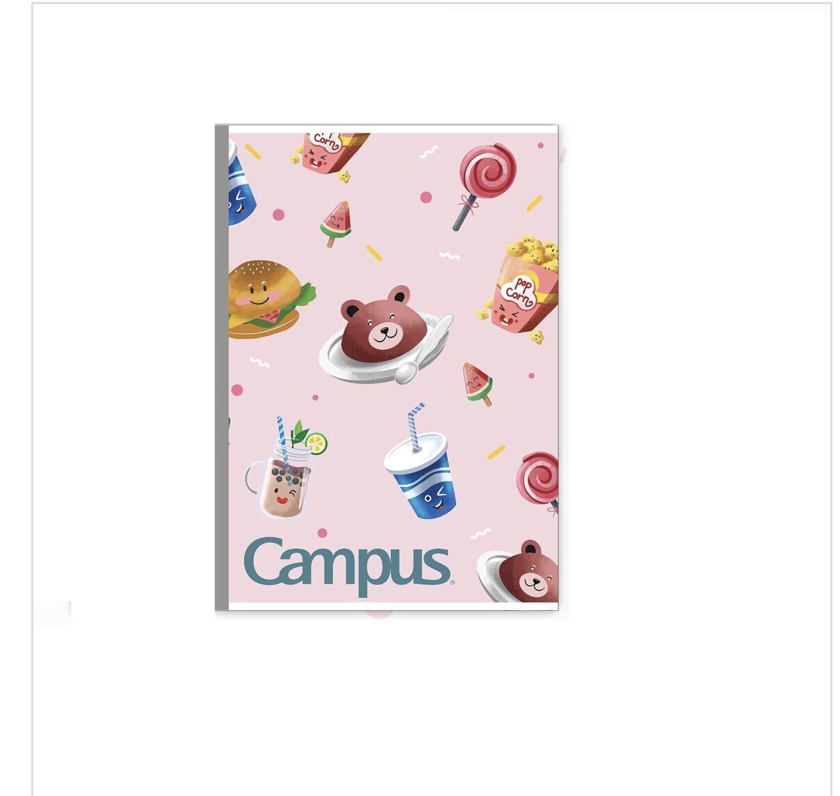 Vở kẻ ngang Campus 80 trang Food2
