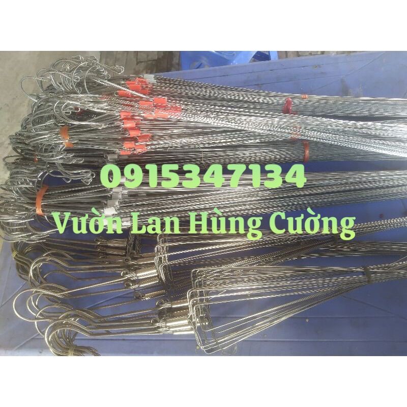 10 Móc inox treo chậu lan 100cm