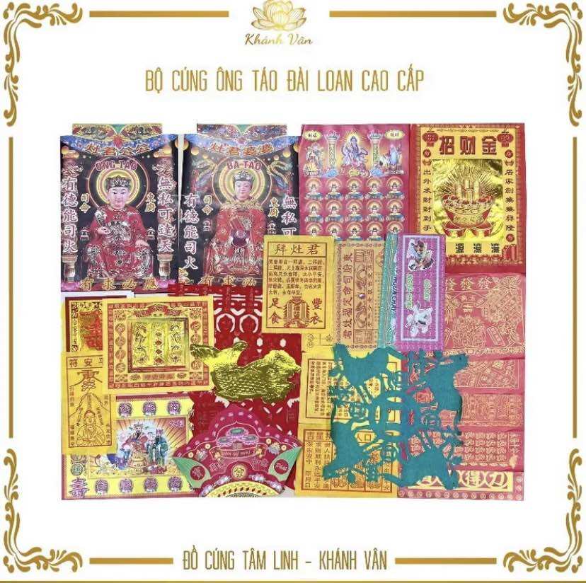 Giấy Cúng Ông Táo ( Ảnh Thật + Văn Khấn )