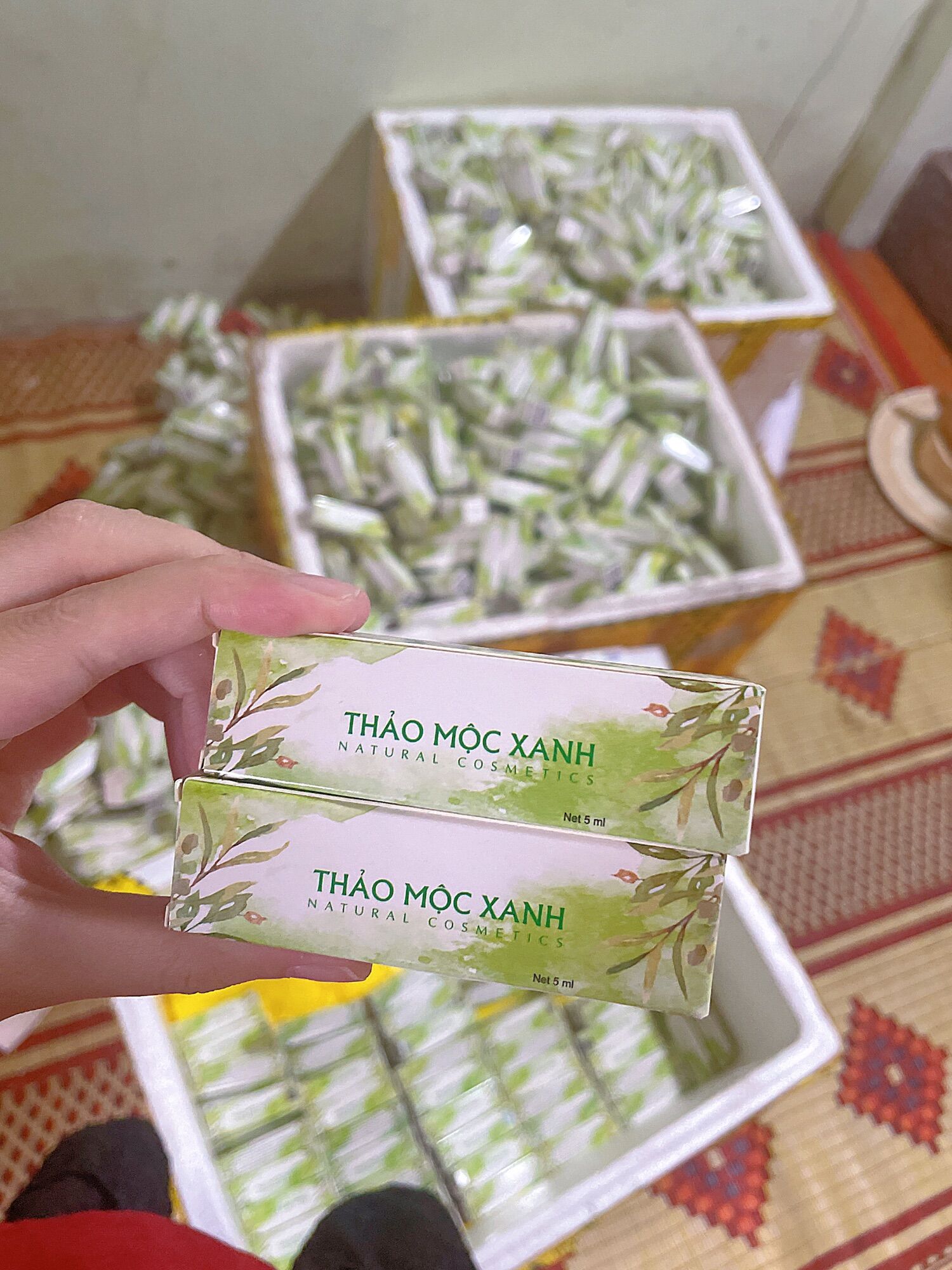 [Sẵn Hàng] 5 lọ Thảo Mộc Xanh 5ml