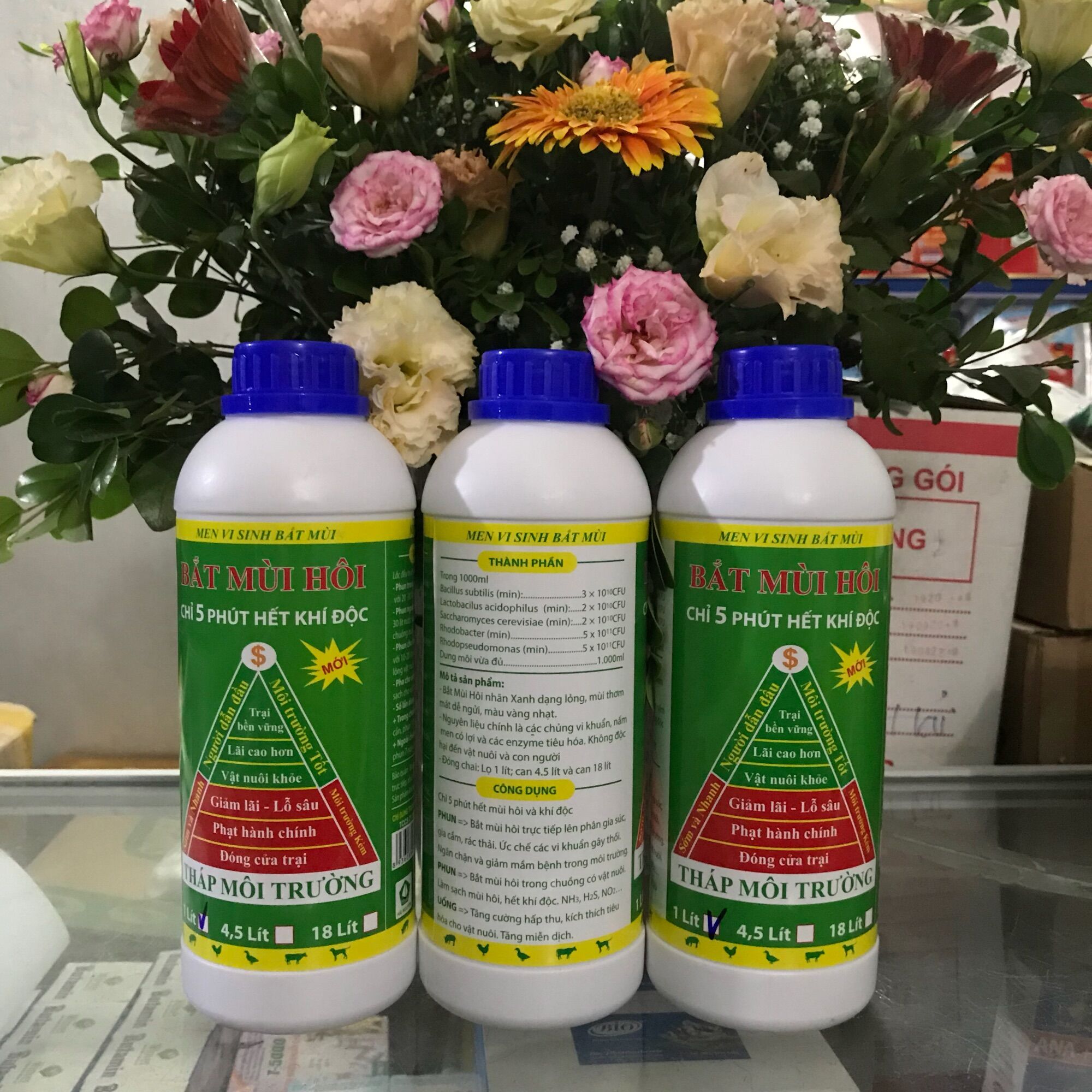 Bắt mùi hôi chuồng trại chai 1L