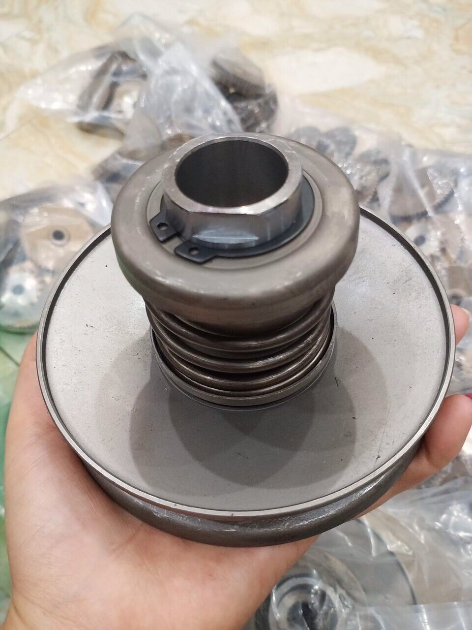 Mâm truyền động côn sau wave at, puly côn wave rsx fi at